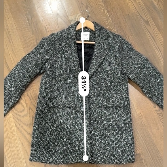 Abercrombie & Fitch Single Breasted blazer, black and gray size Medium vintage - Picture 9 of 9